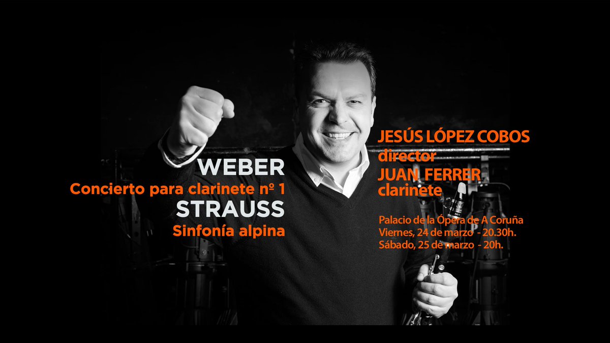 OSGgalicia's tweet photo. @OSGgalicia ya está de ensayos por los Alpes con la Sinf. alpina de #Strauss bajo la dirección del maestro López Cobos. https://t.co/8zqNxbCcor