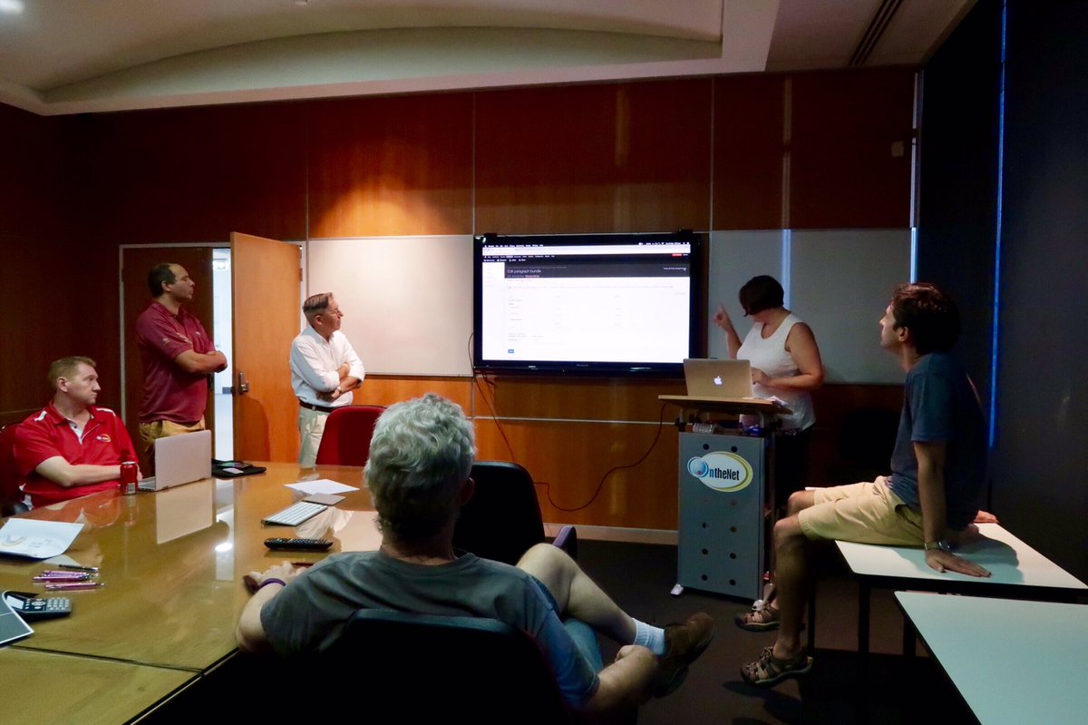 drupalgoldcoast's tweet image. Heather discussing the paragraphs module at our March meetup. #webdev #drupal #webdesign