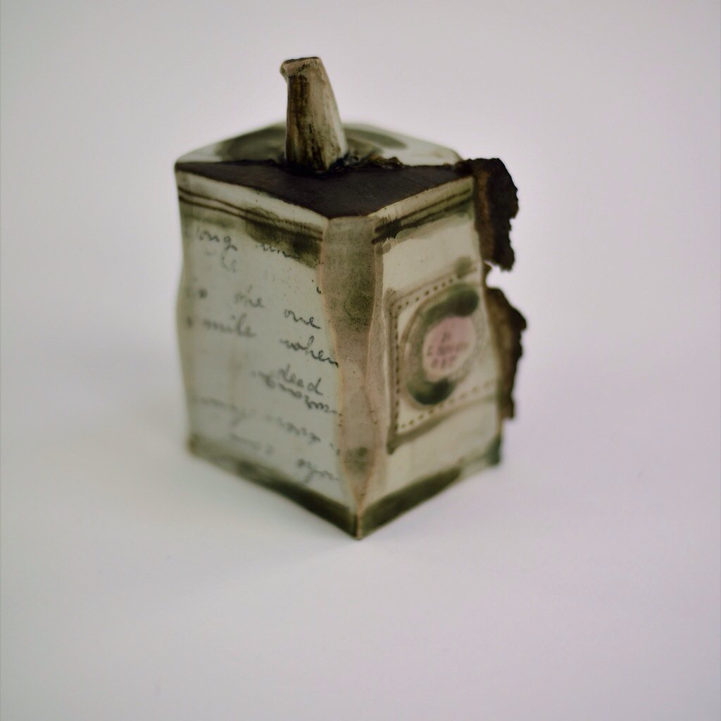 New little hand cast bottles ! #aboutartmagazin #ceramics #Manchester #Designers #StokeOnTrent