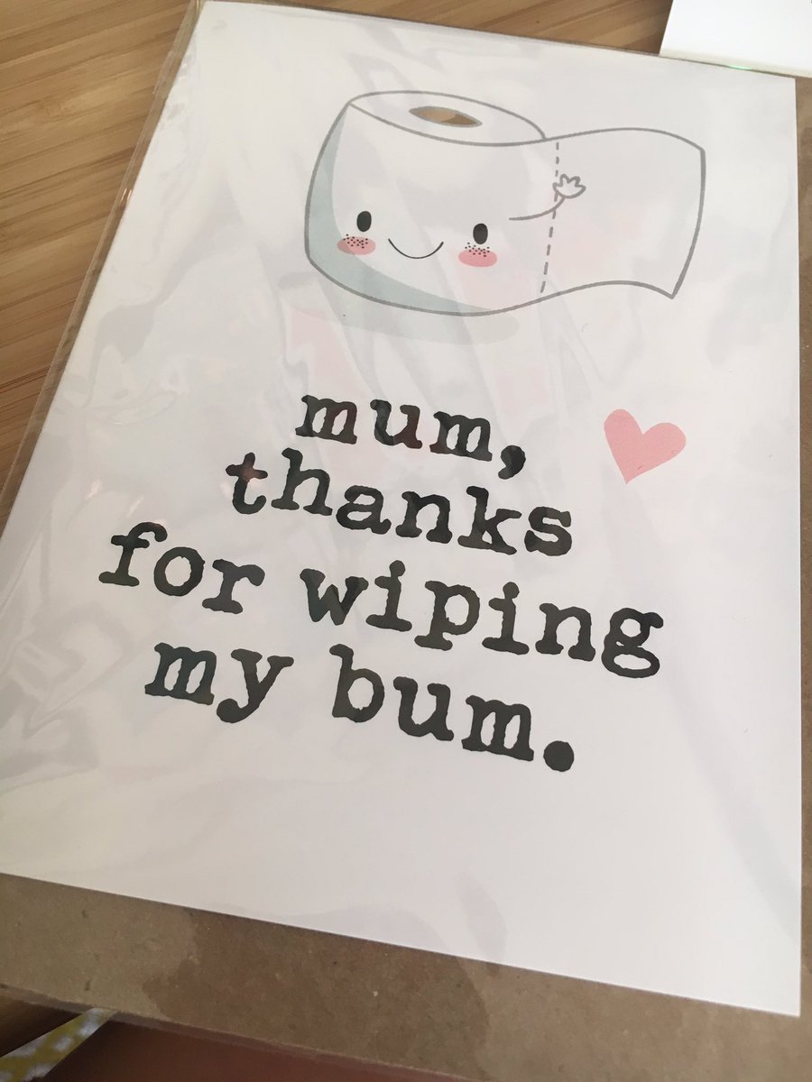 brummymummyof2's tweet photo. Thanks for the VERY apt card @mrsbestco if I had a penny for every time I had wiped a bum? I would be a squillionaire! 🙄💩🚽 https://t.co/LIuv8fCx2m