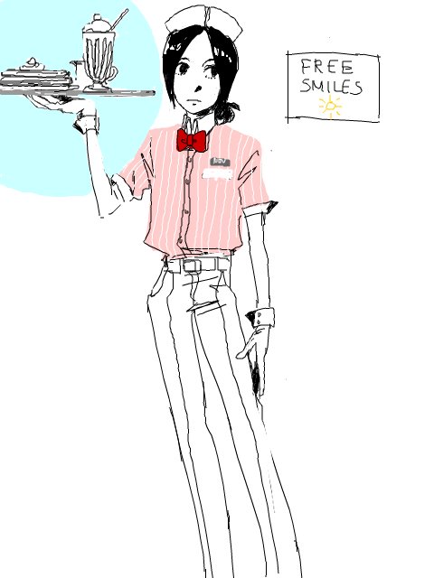 butleronduty's tweet photo. @butleronduty Nuu. Nopperabo but managed to get a face?Worked at a bath house then an ice cream parlor. Now runs a travel blog. #ghosttrails https://t.co/jT8SsVHU1u