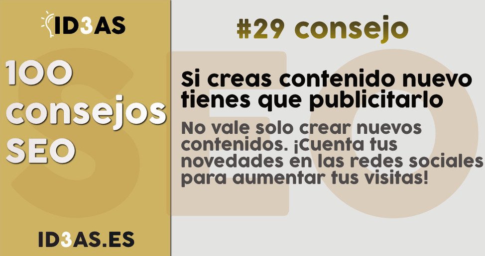 id3asweb's tweet photo. Si creas contenido nuevo tienes que publicitarlo

No solo vale con crear un nuevo contenid… https://t.co/TZixqOm34l https://t.co/7EsBjkAoDJ