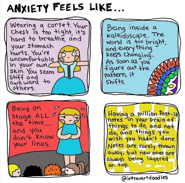 MHHeartProject's tweet image. What anxiety feel like ... #StayStrong #anxiety #anxietyattack #anxietyproblems #stigmafighter #depression #MentalHealthMatters #Wellbeing