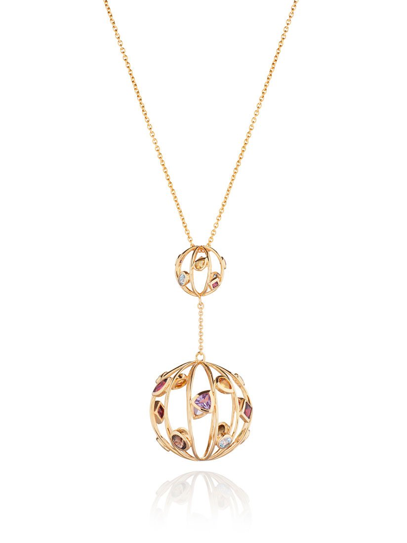 Our Divotra necklace, a tactile cage-like orb. Shop now bit.ly/1TLH71J