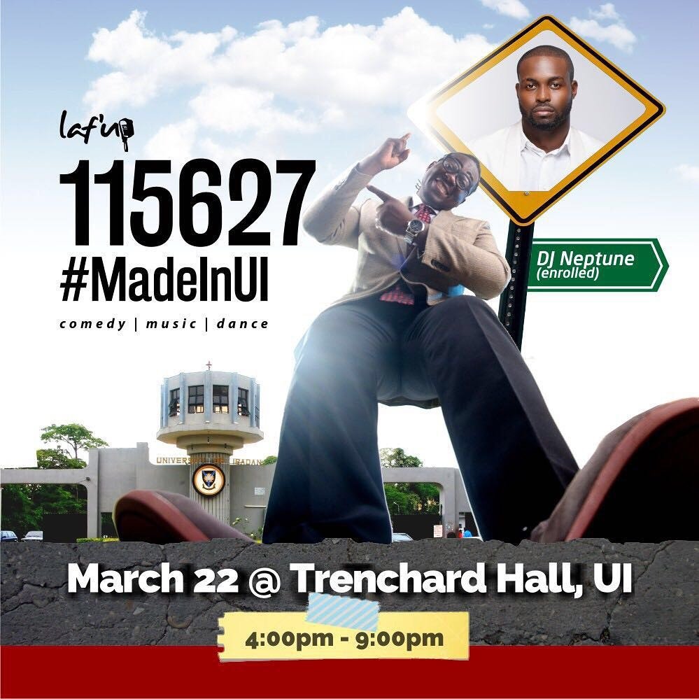 deejayneptune's tweet photo. @lafup #madeinui this wednesdays. IBadan see you soon https://t.co/Ehf1vcEs4c