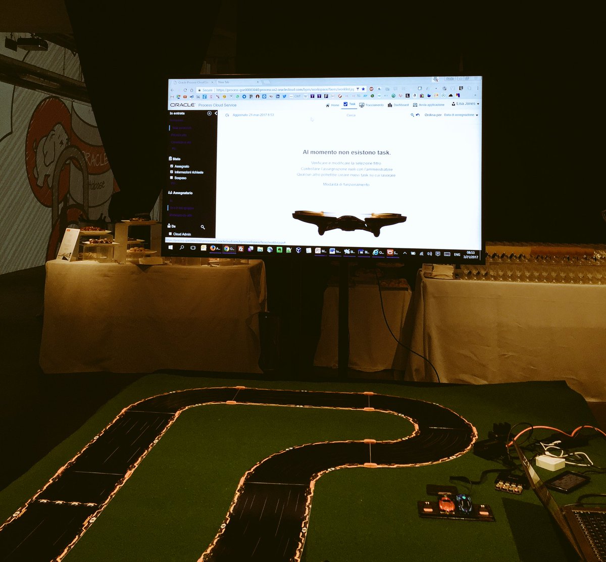 RizzardiElena's tweet image. #IoT demo testing #RoadToBigData #drone @OracleItalia @Areapergolesi