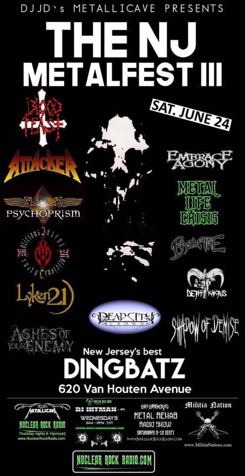 Proud to officially announce that my band @dethkaktusnj will be playing the official THE NEW JERSEY METAL FEST