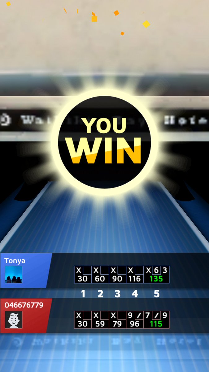 I won at Hawaii stage with 135 points! Challenge me now![goo.gl/PKD66U] #Bowling_King