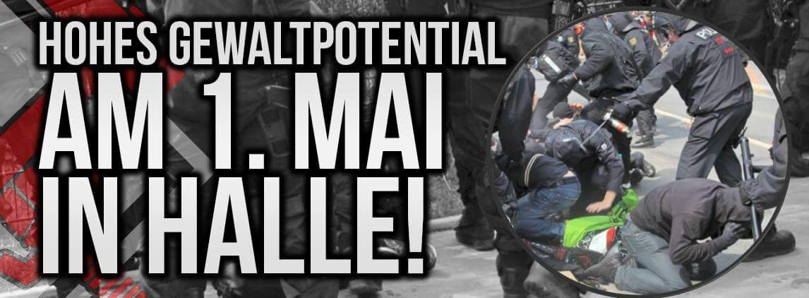 Hammer_Schwert's tweet photo. Hohes Gewaltpotenzial am #1MaiHalle! #AntiRep #AntikapBlock
https://t.co/zmcIYjZ4ue
#AntiKap #TDDA #NSjetzt #KapitalismusZerschlagen https://t.co/JrvlLaMtwJ