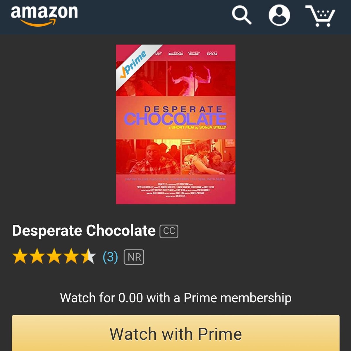 gidget3579's tweet photo. Desperate Chocolate 1 is on Amazon. Stream it, Rent It, Buy It, either way you will love it! #GetItGod #GTAH2M https://t.co/Rc3NAWok1D