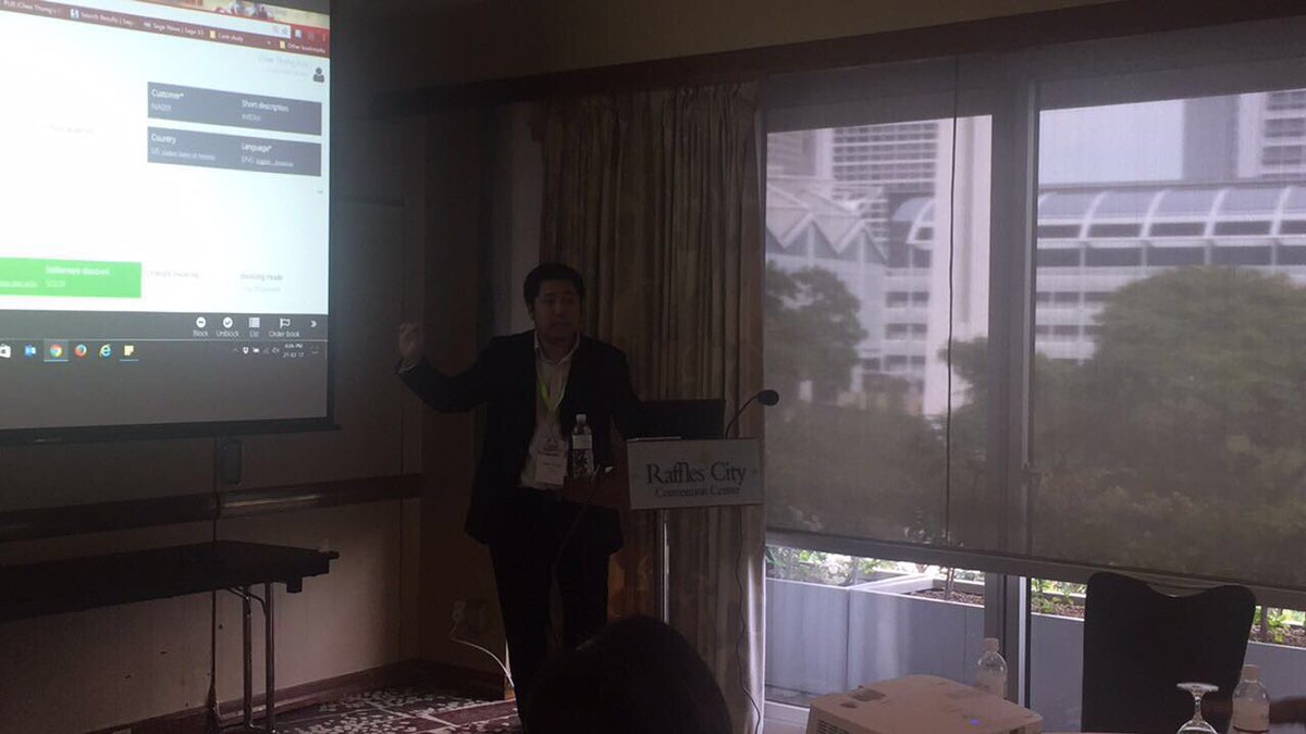 SageAsia's tweet photo. Demonstrating how #SageX3 can benefit businesses #SagePartnerConnect https://t.co/QU3YT1NLhs