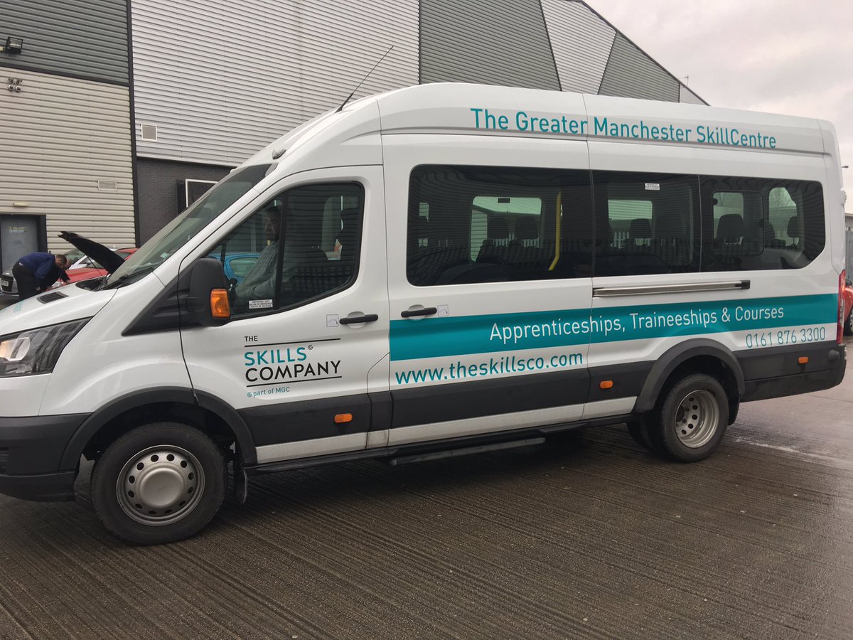 Wefitgraphics's tweet photo. Vehicle graphics supplied and installed for @theskillsco  looking good 👍 #vehiclegraphics https://t.co/CLWfgYhUwl