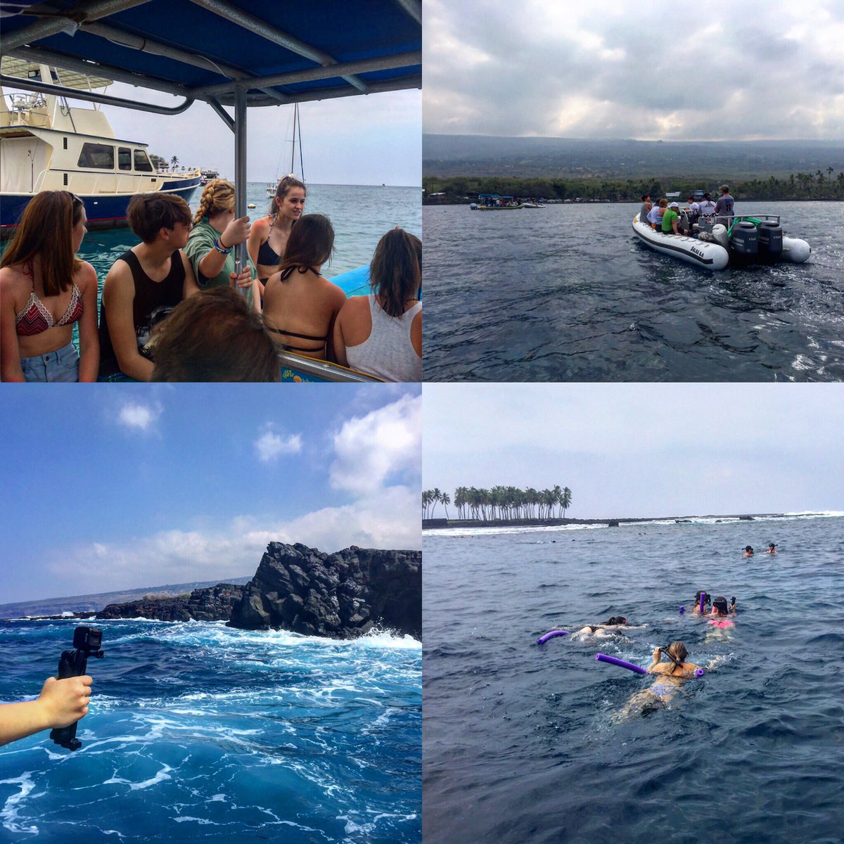 Leilani85's tweet photo. Five exhilarating hours cruising the Kona coast and stopping at three spectacular snorkeling sites! #hawaii #thebigisland #intersession2017 https://t.co/ICzIlmu6qX
