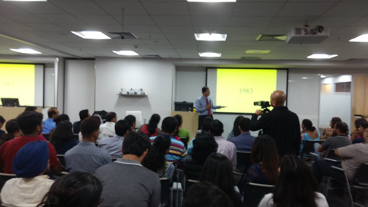 TeamTargetIndia's tweet photo. Suresh Narayanan from @NestleIndia shares leadership lessons at the Outer Spaces speaker forum with @TeamTargetIndia @navrajkapoor https://t.co/hxx9sokSKd