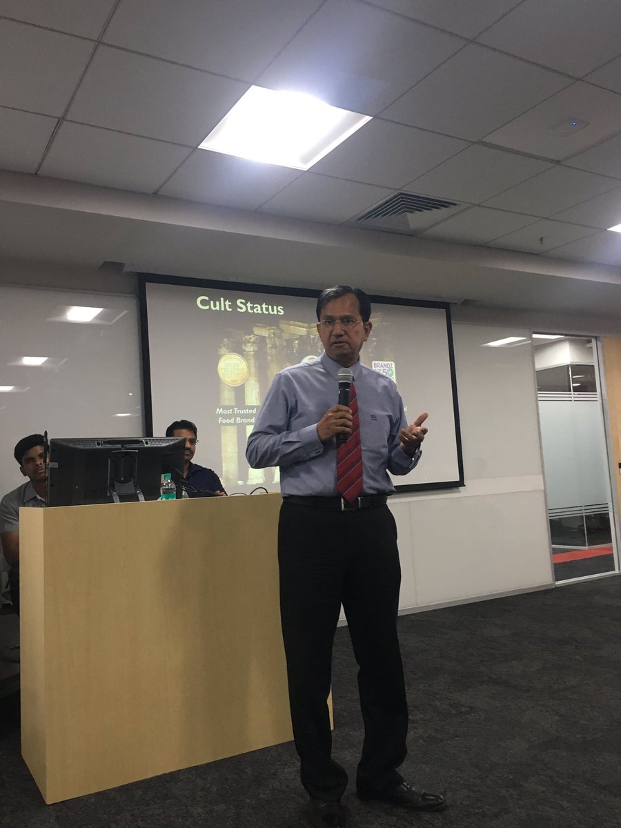 MishraRakesh13's tweet photo. Nestle India Chairman &amp; MD Suresh N sharing the brand journey of #Maggi What a legendary brand story! @TeamTargetIndia @navrajkapoor https://t.co/RNEf1ujLMQ