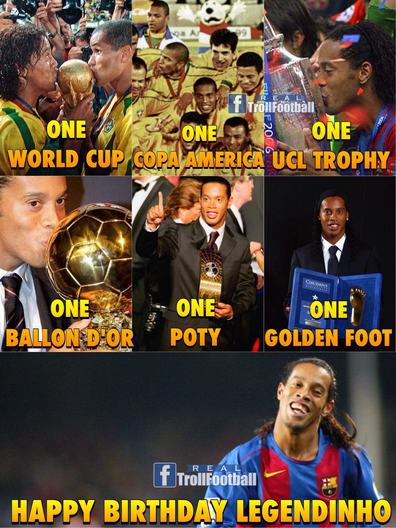 Happy Birthday Ronaldinho Gaúcho 