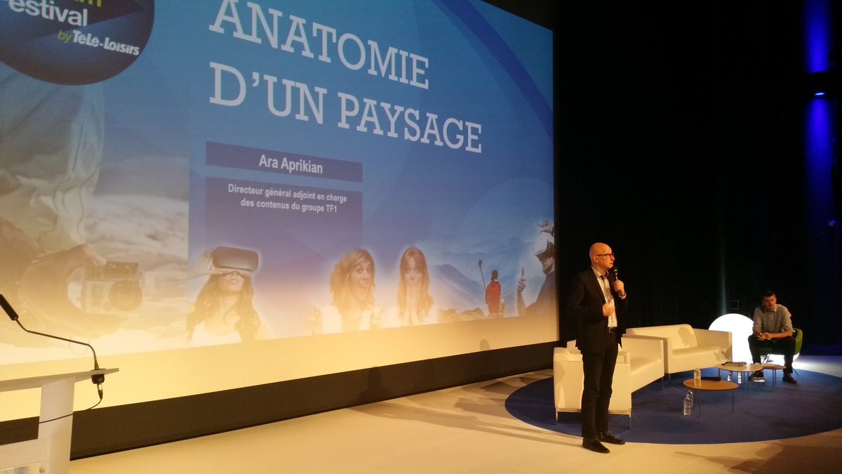 TF1Pro's tweet photo. .@AprikianAra : "embrasser les nouveaux usages" #WebProgramFestival https://t.co/NGf5do54OX