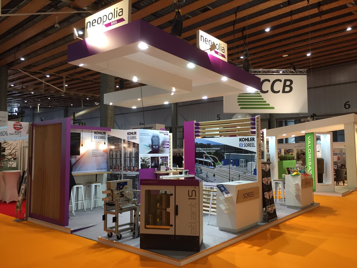 G_FauvelRail's tweet photo. Le @SIFER2017 c'est parti avec #MALVAUX @SMTC_Composites @Deltacab44 #KOHLER SOREEL et #FIMOR. RV stand @Neopolia_ #Rail 2-320. https://t.co/3YID0SgQbz