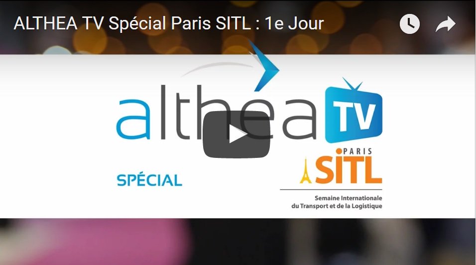 AltheaConseil's tweet photo. SITL2017: découvrez l'#ALTHEATV avec les interviews #EDENTIC et #GSE. #Innovation #IoT #SupplyChain #Logistique https://t.co/4VJgUExK2O https://t.co/tHguJWmXHf