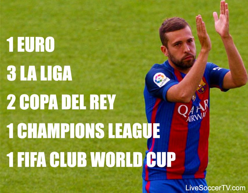 Happy birthday, Jordi Alba. 

The FC Barcelona defender turns 28 today. 