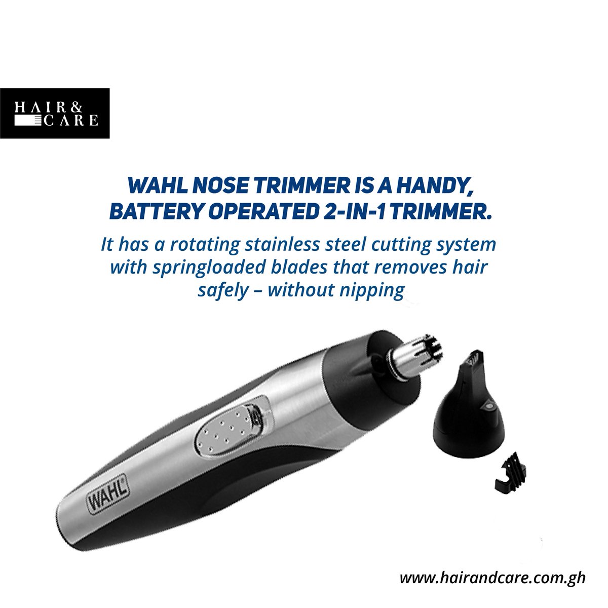 Hair Care On Twitter Wahl Nose Trimmer Is A Handy Battery