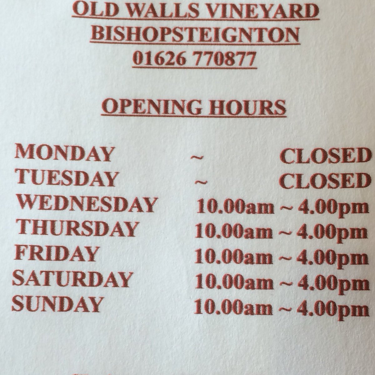 Oldwalls vineyard (@oldwallsvinyard) on Twitter photo 