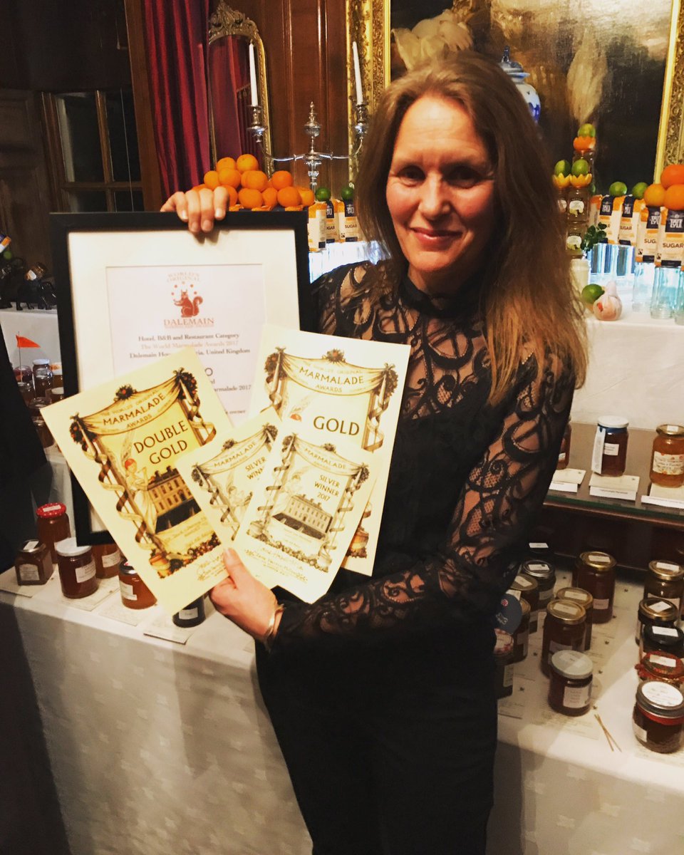 cafealfresco's tweet photo. Huge well done to Kate who scooped Double Gold for her Dark &amp; Stormy #marmalade 🏆🏆 &amp; 2 silvers for other entries @MarmaladeAwards #devonfood https://t.co/ig2UBpA9Cz