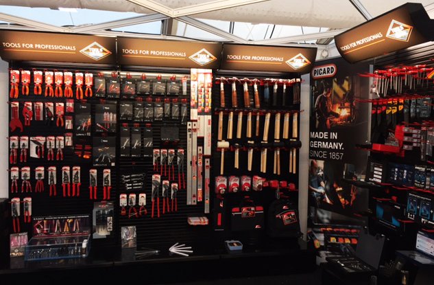 We are all set up and ready to go at #southmanf Stand R73! Come and see us to see some innovative #handtools at work! See you soon!