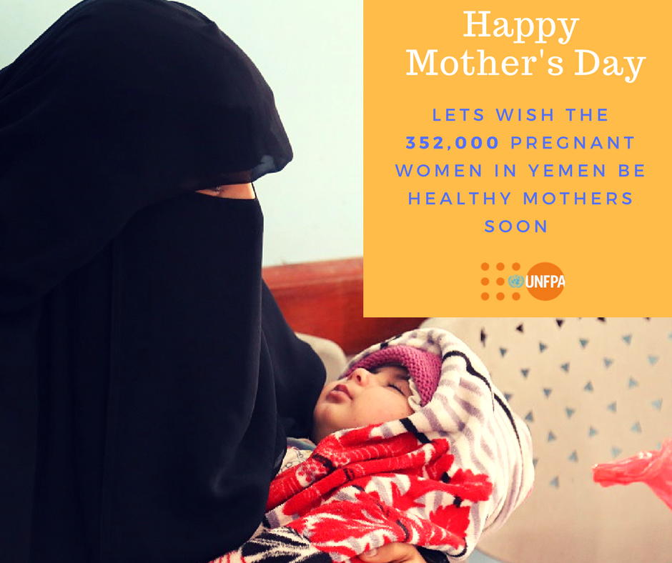 UNFPAYemen's tweet photo. لكل الأمهات الرائعات كل عام و أنتم بخير.
لنتمنى ل 352,000 امرأة حامل في اليمن ان تكون أم بصحة جيدة قريبا
#safemotherhood #yemen https://t.co/HYHdda28xH
