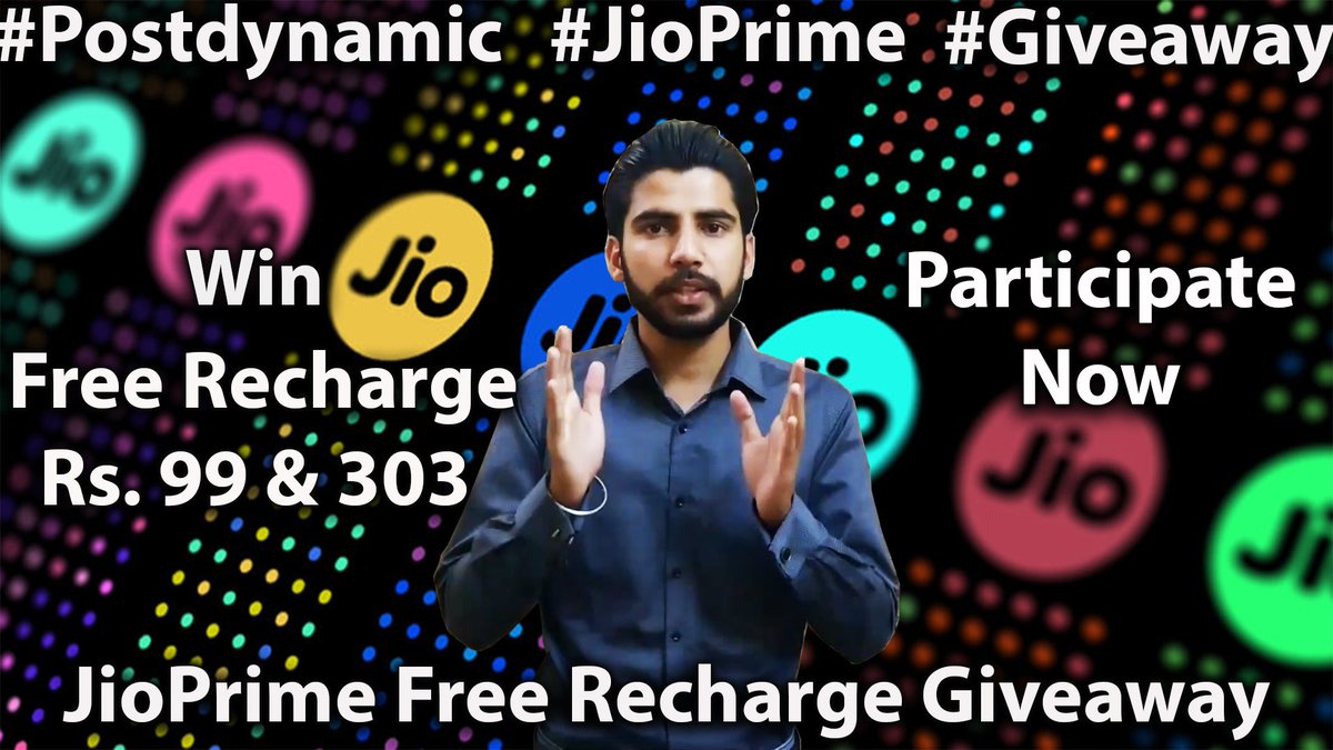 postdynamic's tweet photo. #Postdynamic #JioPrime #giveaway https://t.co/p6I8q6aXzq