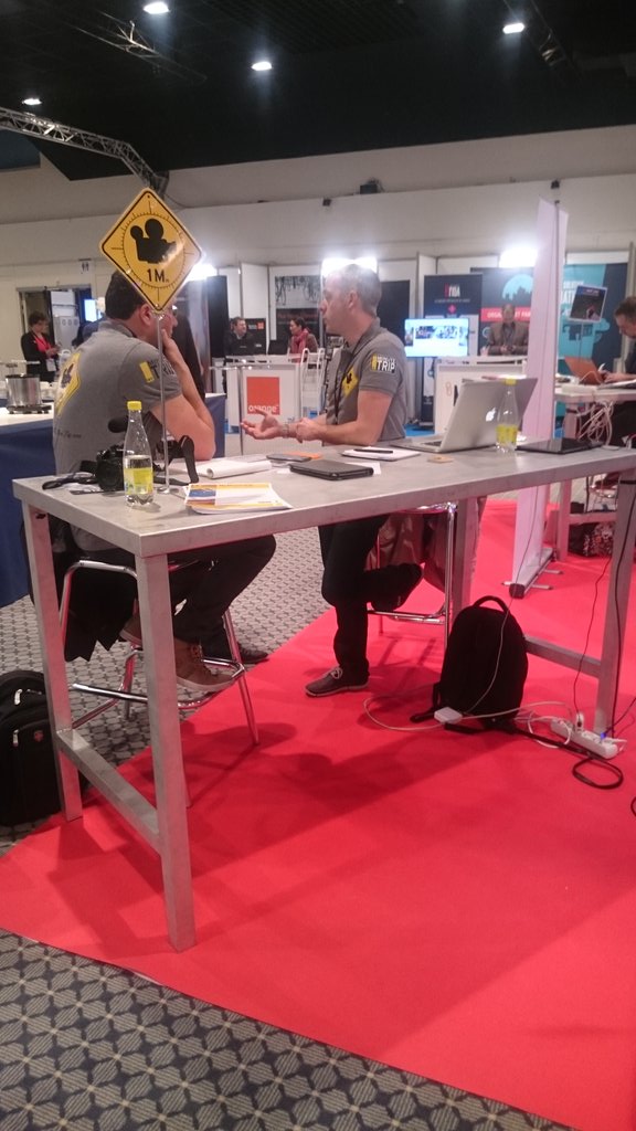 TNDeauville's tweet photo. @MyMinuteTrip s'est donné pour défi de découvrir une idée de visite en une minute chrono ! 👉 Rdv sur leur stand ! #TN5 https://t.co/4v61pmV6oF