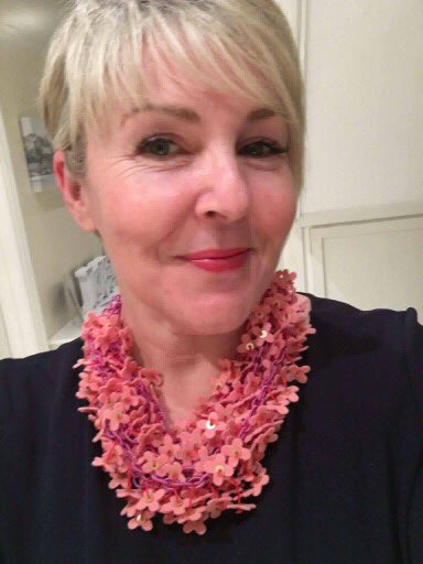 walters_lynsey's tweet photo. Lovely Jacqui sent me a photo of herself in one of my necklace's she wore it to her daughters wedding. Gorgeous! https://t.co/WWN3IllBJz