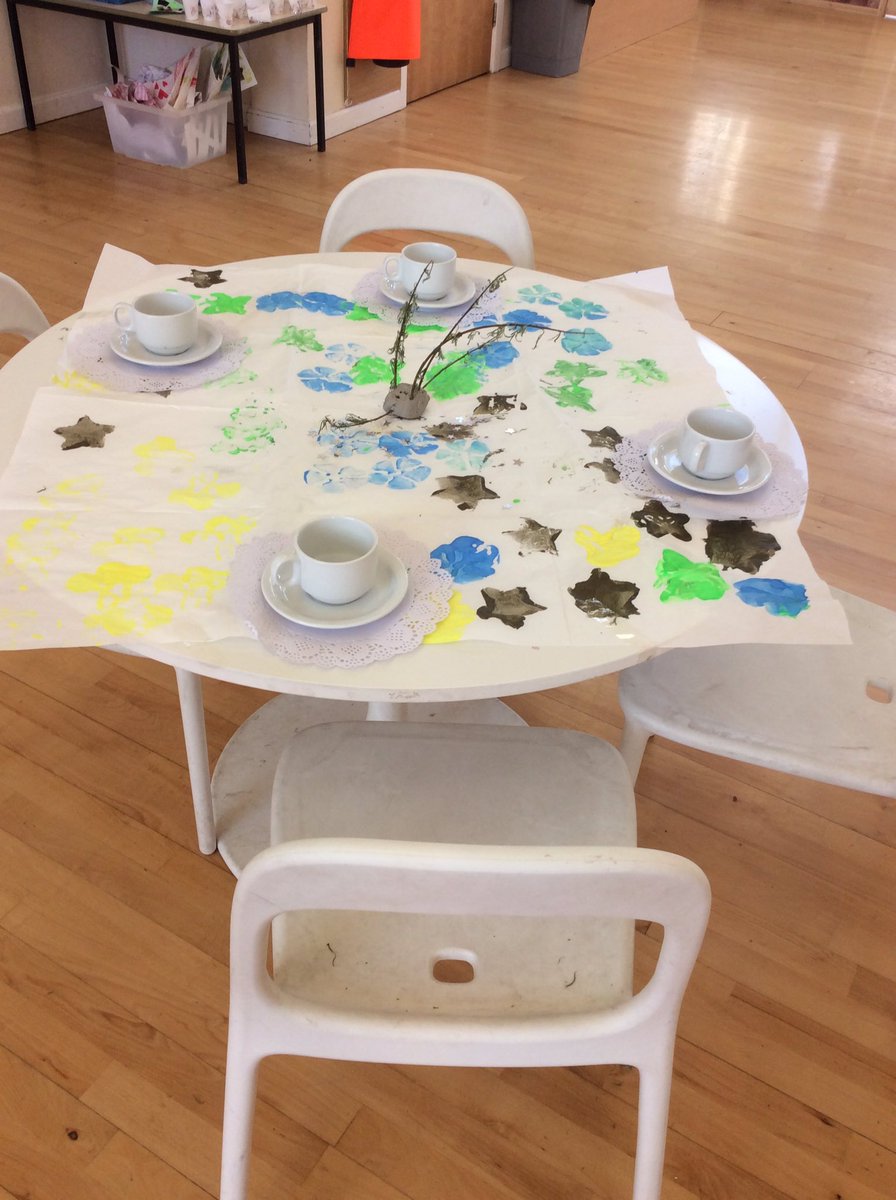 ashleighguest_'s tweet photo. We have decorated our own table cloths ready for the ball ☺️ yummy cream tea, fit for any princess or prince! 👑 @SMemorial @SMEYCentre https://t.co/e5GmC6ry1R