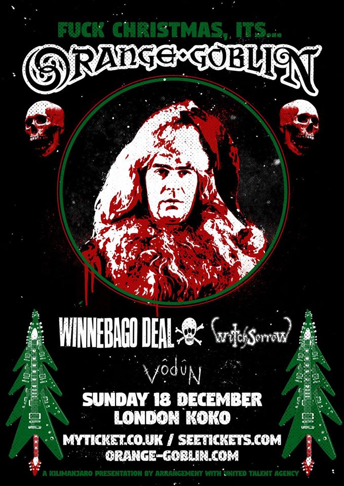 Jack reviewed <a href="/OrangeGoblin1/">Orange Goblin</a>'s Christmas show with <a href="/winnebagodeal/">Winnebago Deal</a>, Witchsorrow and <a href="/vodunband/">VODUN</a>: wp.me/p1JkdH-940