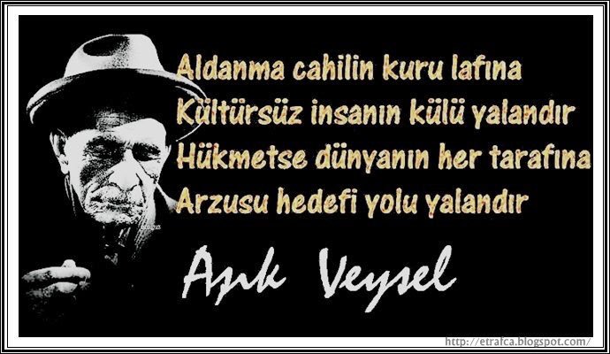 Gönül gözüyle alemi gören Aşık Veysel'in sazı, sözü kaldı dünyada. Anısına saygıyla