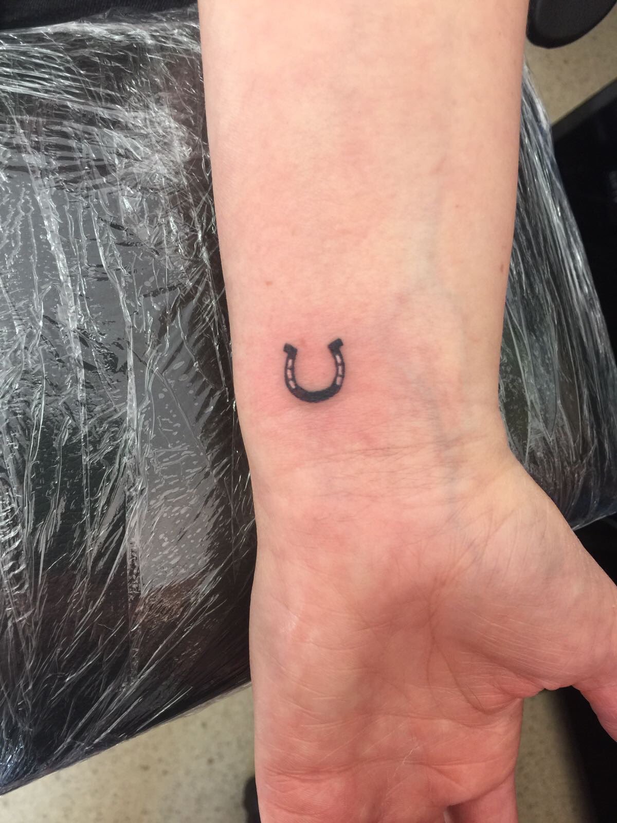 Horseshoe Tattoos On Wrist