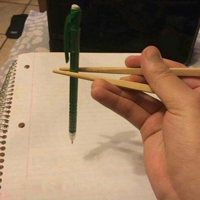 como escriben los asiaticos