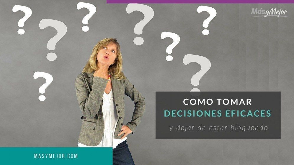 MasyMejorcom's tweet photo. Cómo tomar decisiones eficades y dejar de perder el tiempo #Emprender https://t.co/UPpzxl1Kt2 https://t.co/5FFFb0mqnU