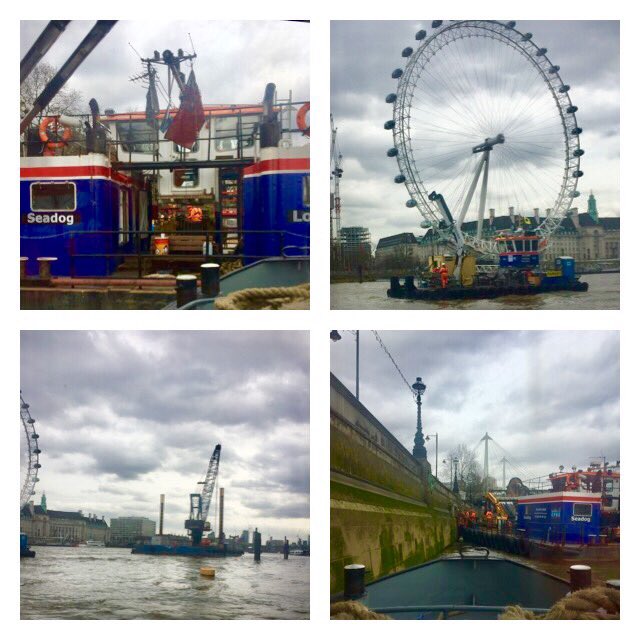 RulerCrewing's tweet photo. Some pictures from last week working with @CPBSMarine on the moving of the @thetattershall #marine #London #RiverThames #RulerCrewing https://t.co/sRvTjDJ9xM