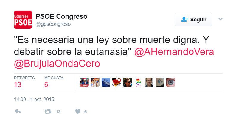 FrancescSerraLh's tweet photo. El PSOE tiene un programa electoral rotatorio. Sí, lo enseña en campaña y luego lo esconde en el Congreso. Hoy votarán no a #LeyDeEutanasia. https://t.co/xjGe1zVyxp