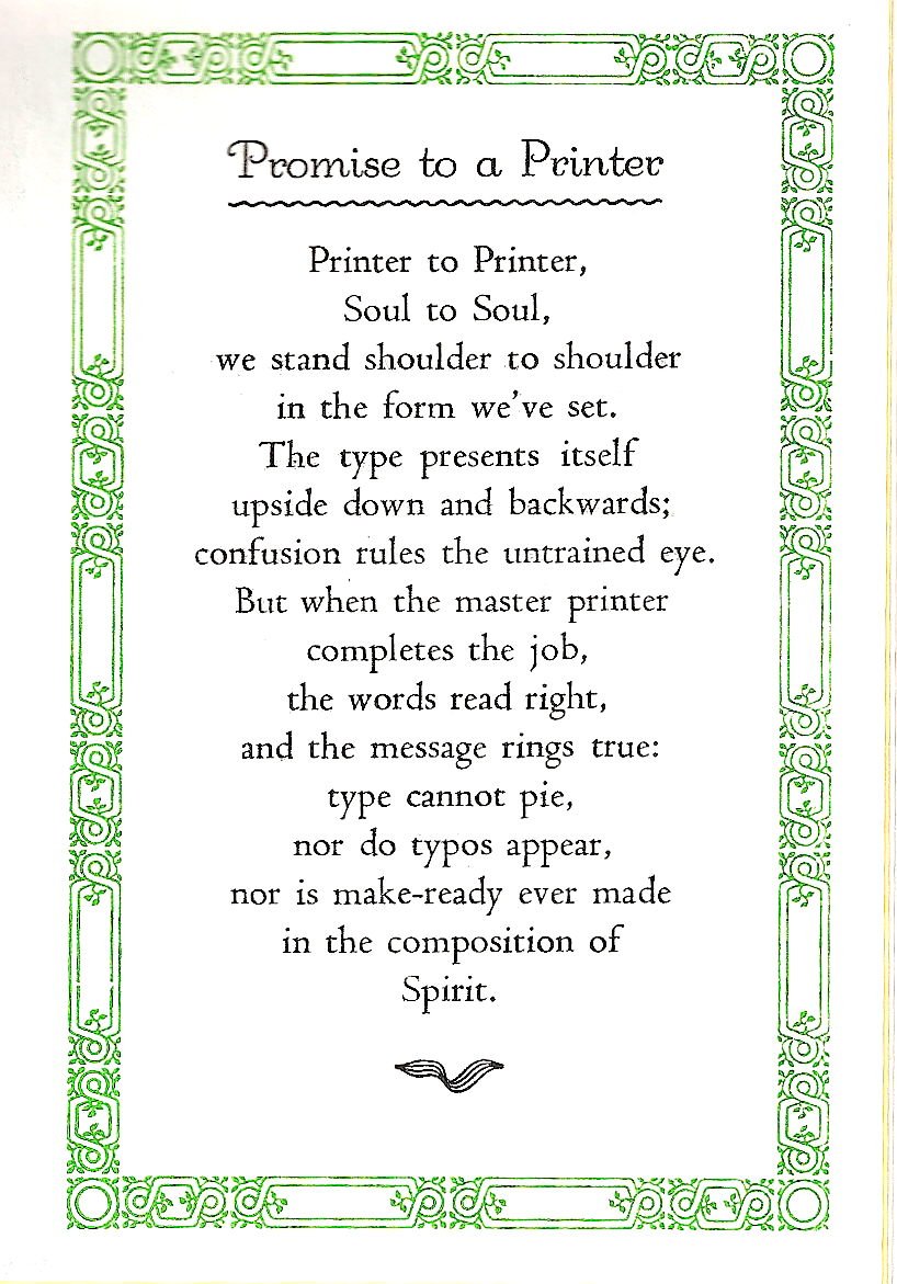 Seeing as it is #NationalPoetryDay here is a lovely little poem about the power of #Print to get you thinking!