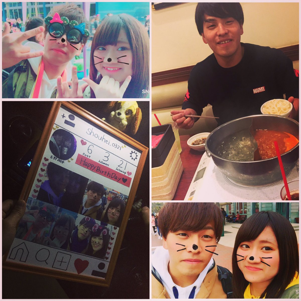 インスタ風コルクボード インスタ風コルクボード