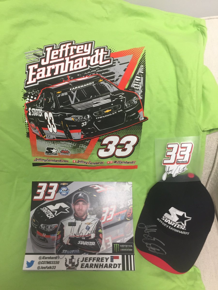 JEarnhardt1's tweet photo. Everyone go give @Starter a follow and we will start doing some giveaways don't miss out on free rare Jeffrey swag #nascar https://t.co/0SDnBL6ydK