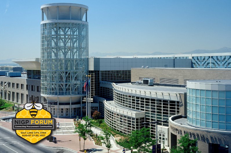 The NIGP Forum and Expo will take place at the Salt Palace Convention Center in Salt Lake City, UT goo.gl/oE80ac #NIGPForum2017