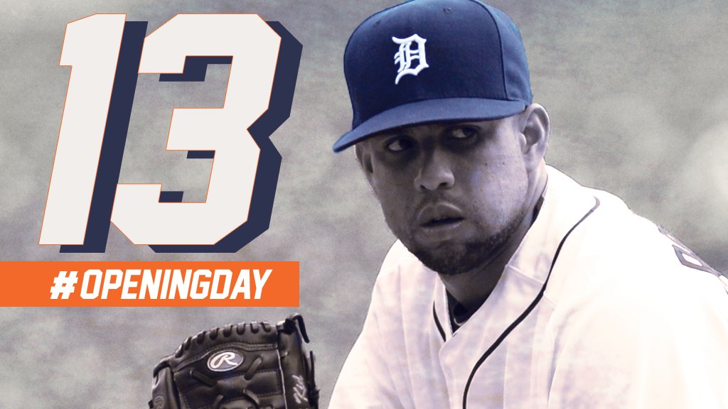 tigers's tweet photo. 1️⃣3️⃣ days until #OpeningDay! https://t.co/o2IyHV7blT