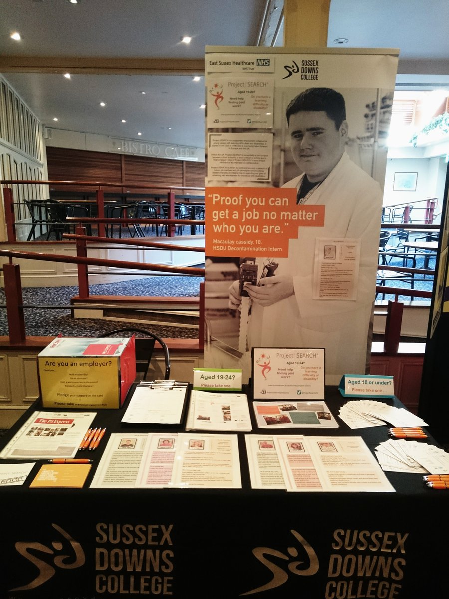 ProjectSearchEB's tweet photo. All ready for #BFS2017 tomorrow! Come find us in the Disability Confident Zone https://t.co/Swobglh3ol