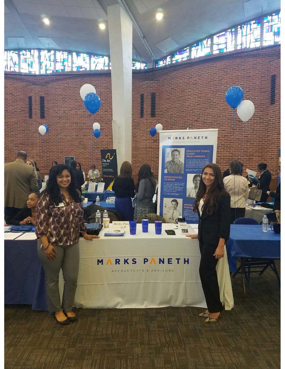 MarksPaneth_HR's tweet photo. Swing by the #CareerFair  @mercycollege today until 1pm to learn about #internship and #fulltime opportunities! #Accounting! https://t.co/lw05UqiP1E