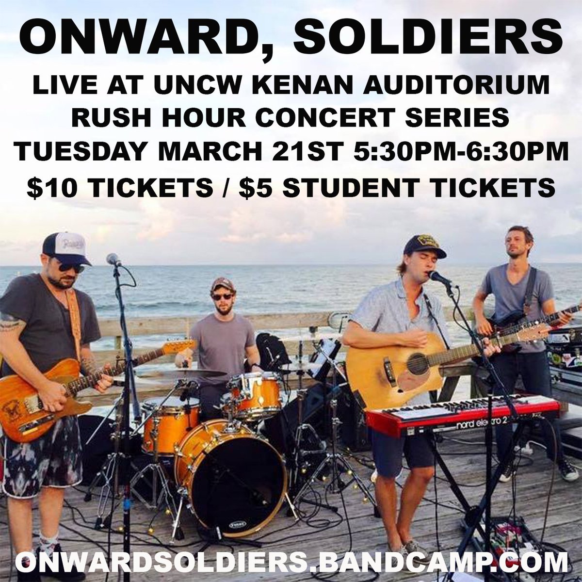Onward, Soldiers (@onwardsoldiers) on Twitter photo We're LIVE at <a href="/UNCWilmington/">UNCW</a> TODAY facebook.com/events/3776148β¦ <a href="/StarNewsOnline/">StarNewsOnline</a> <a href="/PortCityDaily/">Port City Daily</a> <a href="/encorepub/">encore magazine</a> <a href="/983ThePenguin/">98.3 The Penguin FM</a> <a href="/GravityRecords/">Gravity Records</a> <a href="/whqr/">WHQR Public Media</a> We're LIVE at <a href="/UNCWilmington/">UNCW</a> TODAY facebook.com/events/3776148β¦ <a href="/StarNewsOnline/">StarNewsOnline</a> <a href="/PortCityDaily/">Port City Daily</a> <a href="/encorepub/">encore magazine</a> <a href="/983ThePenguin/">98.3 The Penguin FM</a> <a href="/GravityRecords/">Gravity Records</a> <a href="/whqr/">WHQR Public Media</a>