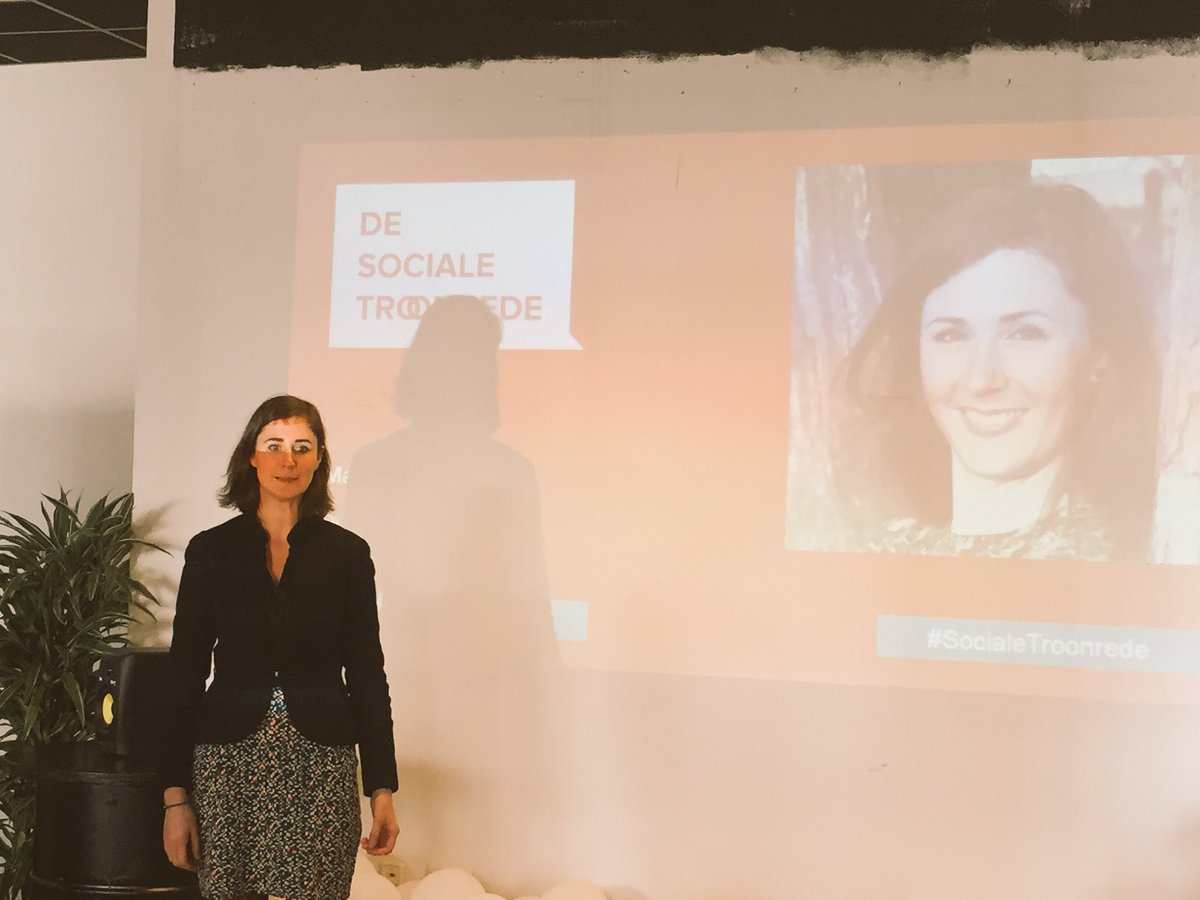 "Ik ben niet zo bang of later de wereld nog bestaat, ik ben eerder bang of de mensheid dan nog bestaat" - Margit Végh #socialetroonrede