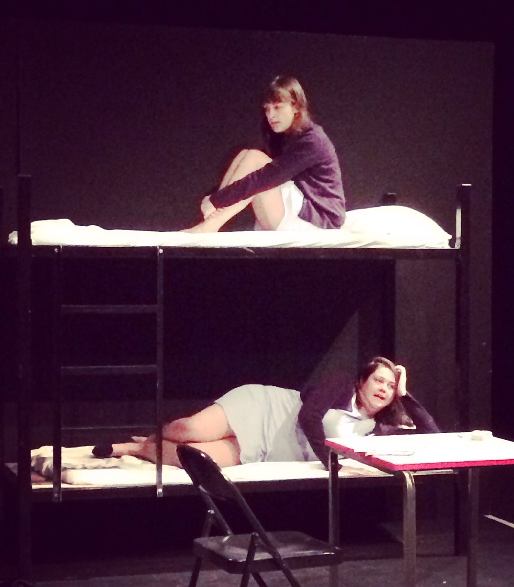 wright_carys's tweet photo. ✨Here come the girls✨time for the female @Barred_Freedom @cockpittheatre 7pm tonight! #gender #theatre https://t.co/wqJd0teJE8